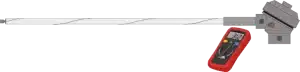 Sonde à oxygène CarboProbe CP, branchée sur un voltmètre
