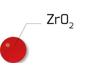Схема шарика ZrO2