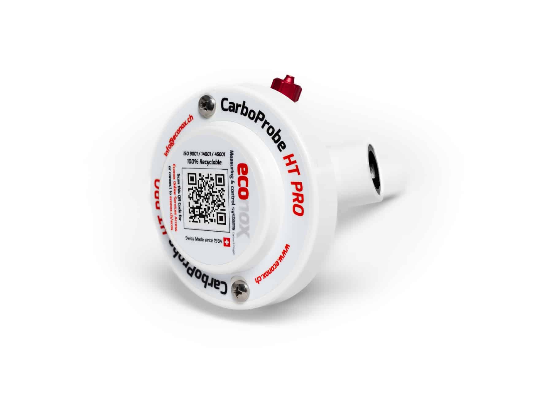 Кислородный зонд CarboProbe HT Pro, головка и идентификационная табличка